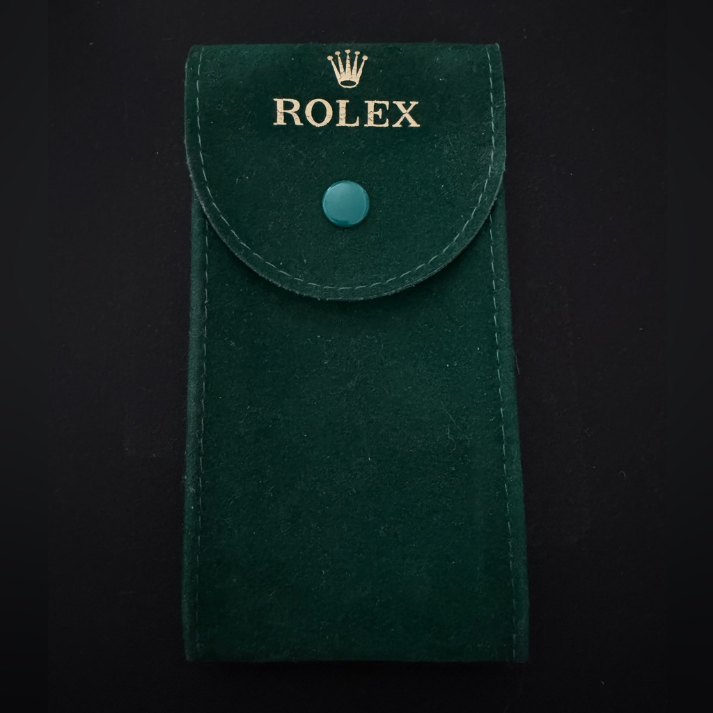 Rolex Dark Green Velvet Watch Case Rolex Dark Green Velvet Watch Case